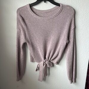 Hollister Cozy Knit Tie Sweater